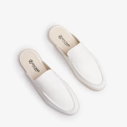 Babouche Walk Cuir Blanc thumbnail 3