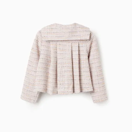 Veste En Tweed À Col Marin Et Plis thumbnail 2