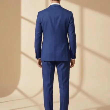 Genova Tailored Double-breasted Blazer – Royal Blue thumbnail 2
