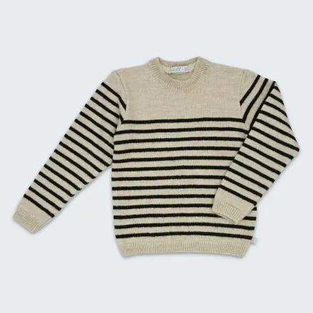 Pull À Rayures En Tricot thumbnail 1