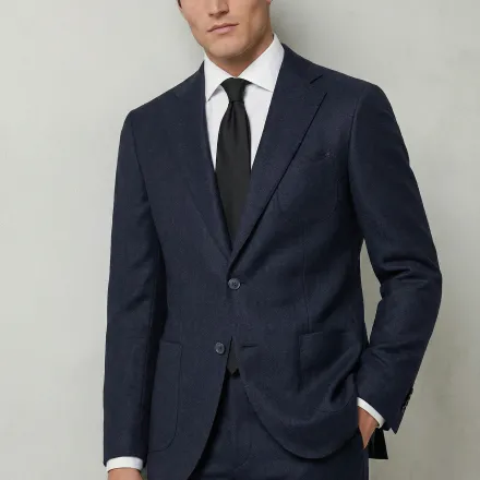 Arezzo Suit – Zignone Fabric – 96% Wool, 4% Cashmere – Navy thumbnail 1