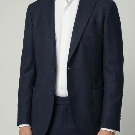 Arezzo Suit – Zignone Fabric – 96% Wool, 4% Cashmere – Navy thumbnail 4