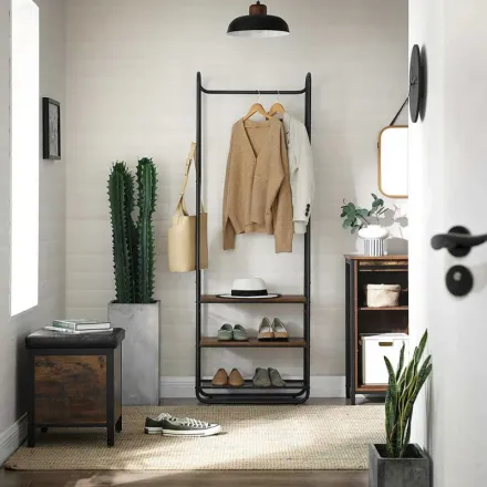Porte-manteau Avec Banc De Chaussure Pour Chambre thumbnail 3