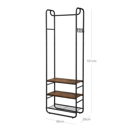 Porte-manteau Avec Banc De Chaussure Pour Chambre thumbnail 2