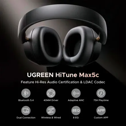 Casque Bluetooth Hi tune Max5c - Réduction De Bruit ( anc ) thumbnail 2