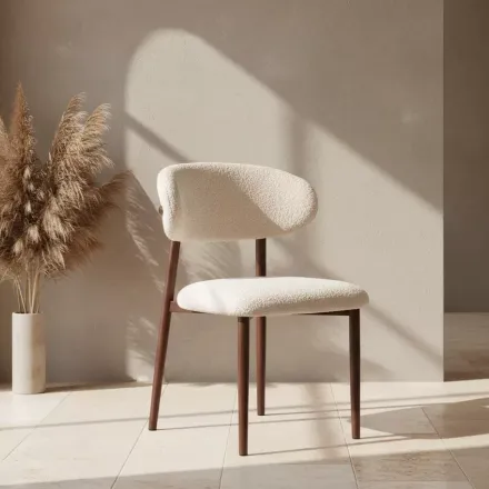Amandine Chaise De Salle A Manger - Beige thumbnail 1