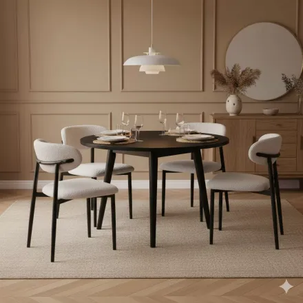Amandine Chaise De Salle A Manger - Gris thumbnail 3