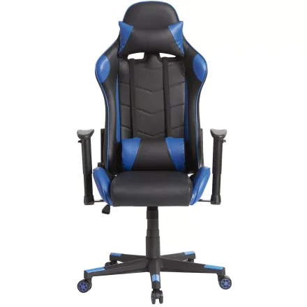 Gaming Fauteuil De Bureau - Bleu / Noir thumbnail 3