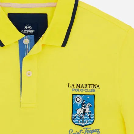 Polo Manches Courtes En Jersey Saint Tropez - Charlton thumbnail 3