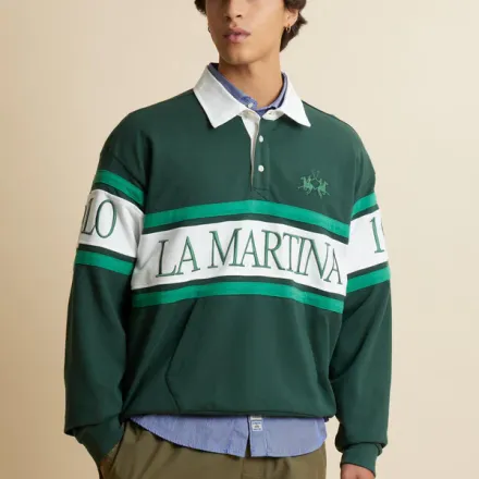 Sweat En French Terry Avec Rayures Contrastées - Chente thumbnail 4