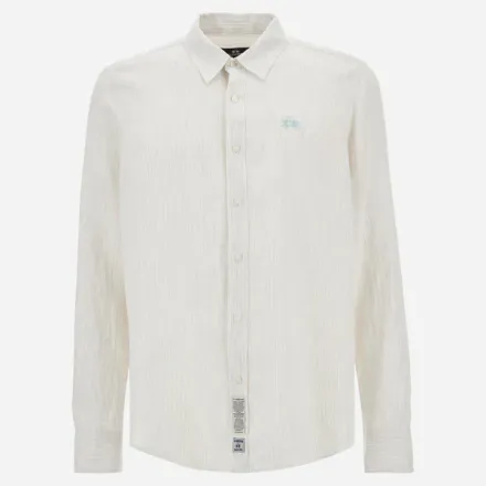 Chemise Lin Rayée Manches Longues - Taron  thumbnail 1