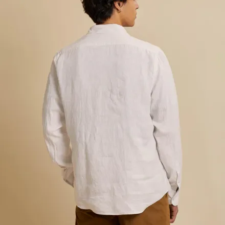 Chemise Lin Rayée Manches Longues - Taron  thumbnail 3