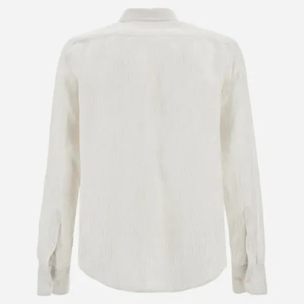 Chemise Lin Rayée Manches Longues - Taron  thumbnail 2