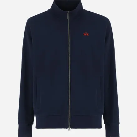 Sweat-shirt Zippé En French Terry De Coton – Caden thumbnail 1