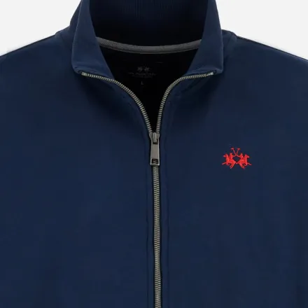 Sweat-shirt Zippé En French Terry De Coton – Caden thumbnail 3