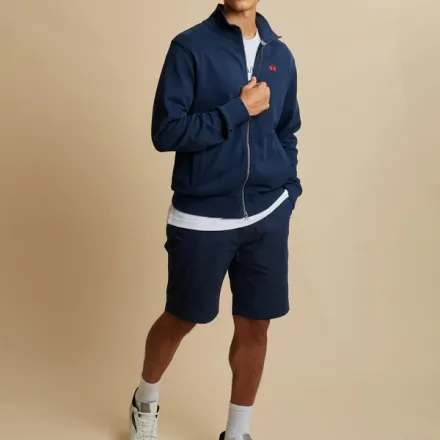 Sweat-shirt Zippé En French Terry De Coton – Caden thumbnail 4