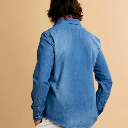 Chemise Coupe Classique En Denim Léger - Innocent thumbnail 4