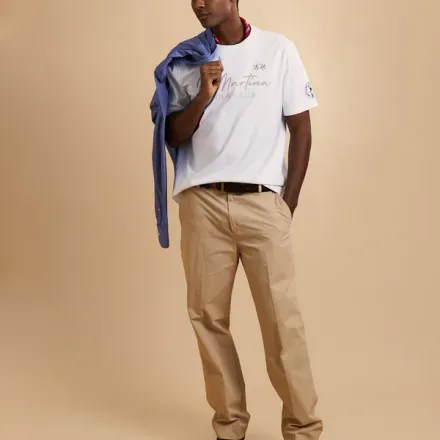 T-shirt En Jersey Épais « Polo Club » – Clodoveo   thumbnail 3