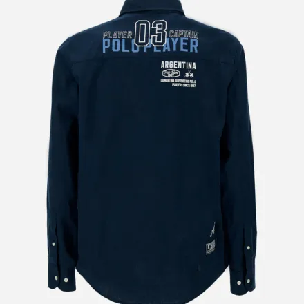Chemise En Coton Et Lin Polo Team Argentina - Cornelio thumbnail 2
