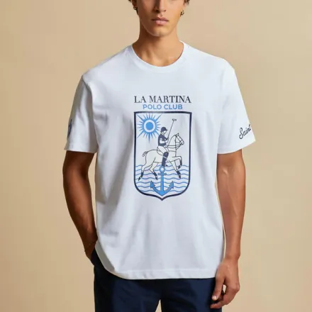 T-shirt En Jersey La Martina Polo Club – Constantino thumbnail 3