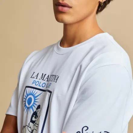T-shirt En Jersey La Martina Polo Club – Constantino thumbnail 4
