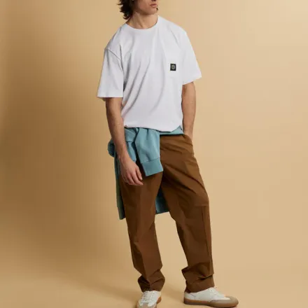 T-shirt En Coton Avec Poche Guards – Clay thumbnail 2