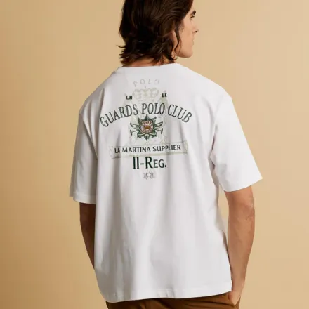 T-shirt En Coton Avec Poche Guards – Clay thumbnail 3