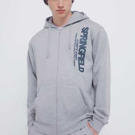 Sweat-shirt Zippé Chiné thumbnail 1