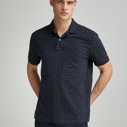 Polo Regular Fit En Piqué Imprimé All-over thumbnail 1