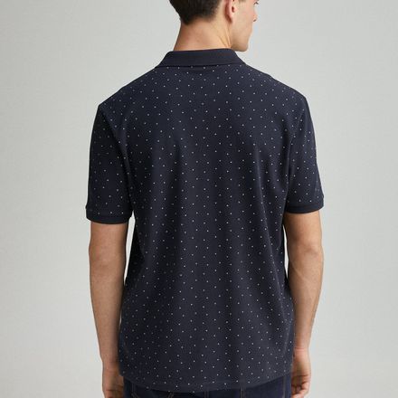 Polo Regular Fit En Piqué Imprimé All-over thumbnail 4