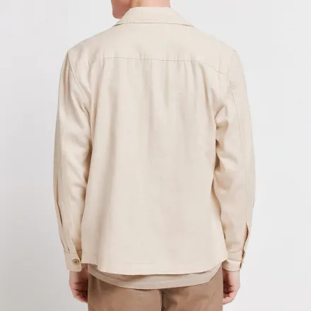 Surchemise En Coton Slub Manches Longues thumbnail 4