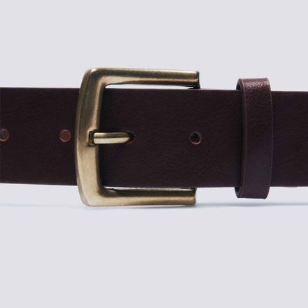 Ceinture Large Marron Unie thumbnail 3