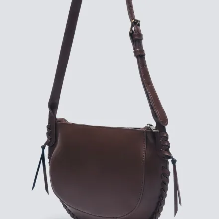 Sac Bandoulière Sac Avec Surpiqûres thumbnail 3