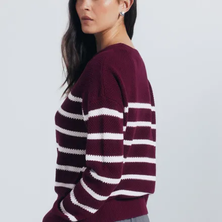 Pull En Coton Rayé thumbnail 2