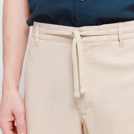 Pantalon Coupe Droite En Dobby thumbnail 3
