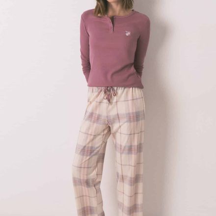 Pyjama Long À Imprimé Carreaux  thumbnail 2
