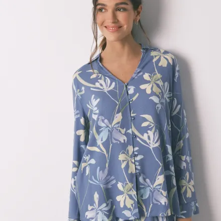Pyjama Classique Imprimé Fleurs thumbnail 3