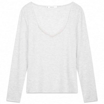 T-shirt Dentelle Gris thumbnail 1