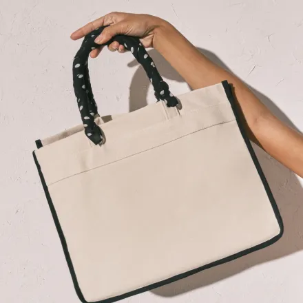 Grand Sac En Toile Imprimée thumbnail 2