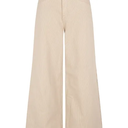 Pantalon Rayé Couleur Sable thumbnail 4