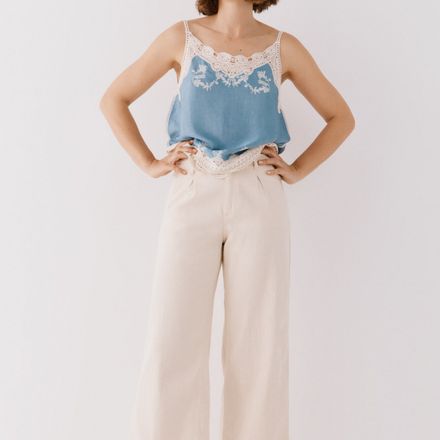 Pantalon En Sergé Sergé thumbnail 1