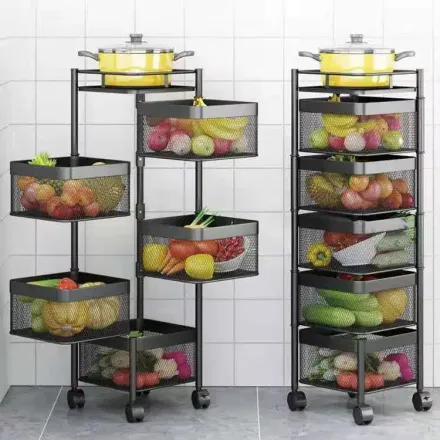 Étagère De Rangement Rotative Pour Légumes thumbnail 2