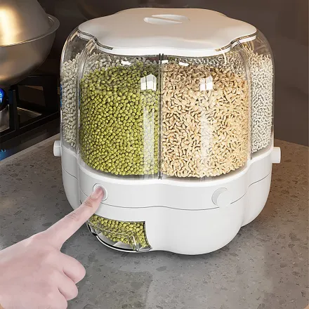 Organisateur De Cuisine Rotatif- Solution De Stockage Efficace thumbnail 2