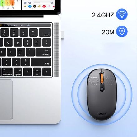 Souris Silencieuse F01a Avec Optique Ergonomique 2,4 Ghz Pour Les Jeux Sur Pc thumbnail 2
