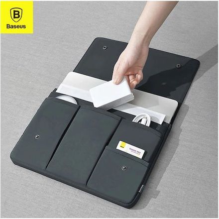Sacoche Femme Homme Pour Ordinateur Portable, Tablet, 16 Pouces, Impérmiable Haute Qualité - Noir thumbnail 1