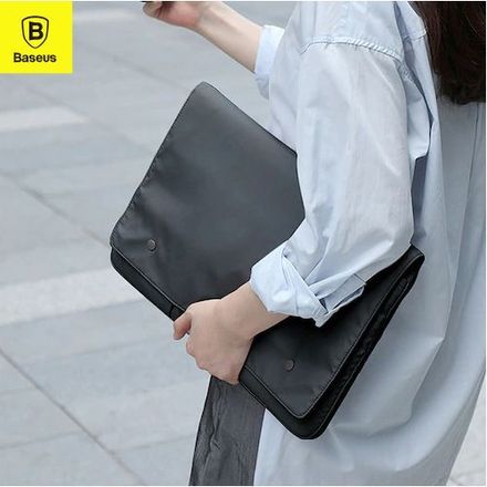 Sacoche Femme Homme Pour Ordinateur Portable, Tablet, 16 Pouces, Impérmiable Haute Qualité - Noir thumbnail 2