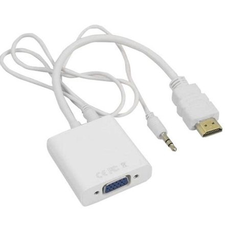 Hdmi Vers Vga Adaptateur Hd 1080p Pour Mac + Cable Audio thumbnail 1