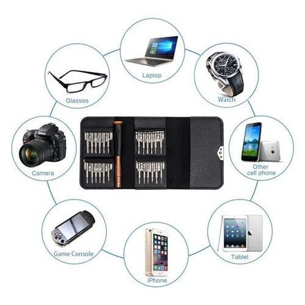 Tournevis Magnétiques Kit 24 En 1, Outil De Réparation Portable Multifonctionnel thumbnail 2