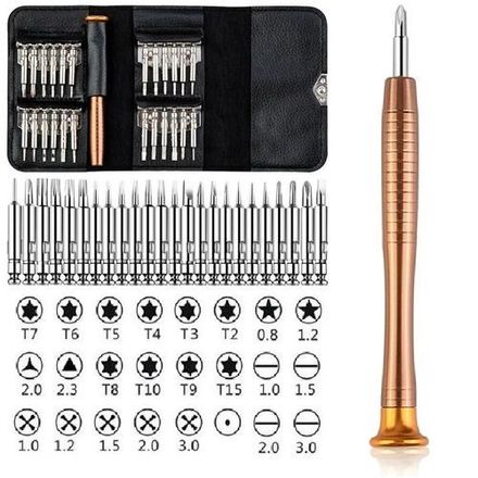 Tournevis Magnétiques Kit 24 En 1, Outil De Réparation Portable Multifonctionnel thumbnail 3