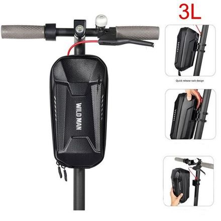 Sac De Rangement Pour Trottinette Electrique / Velo, Etanche À Coque Rigide 3l thumbnail 1